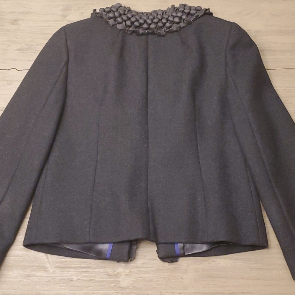 J.Crew Womens wool jacket with embellishments - Picture 3 of 5